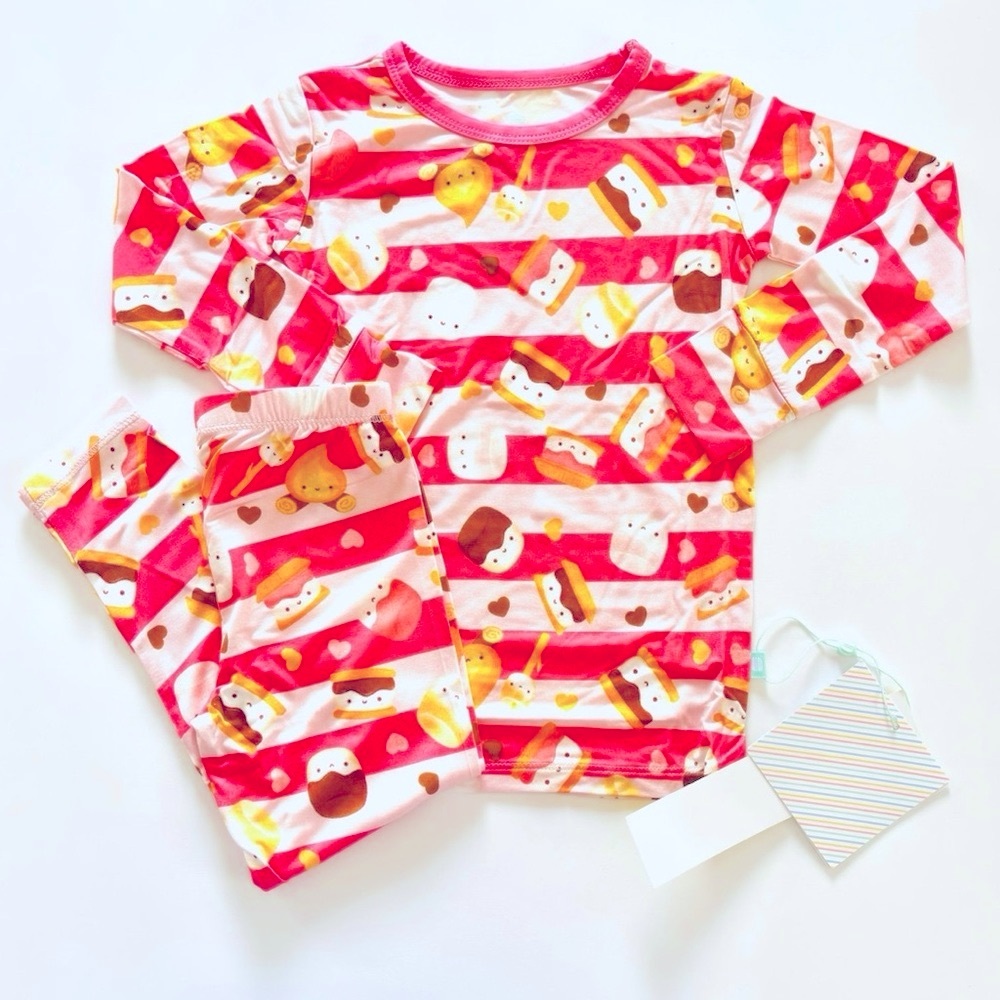 NWT Macaron and Me S’mores Pajama Set